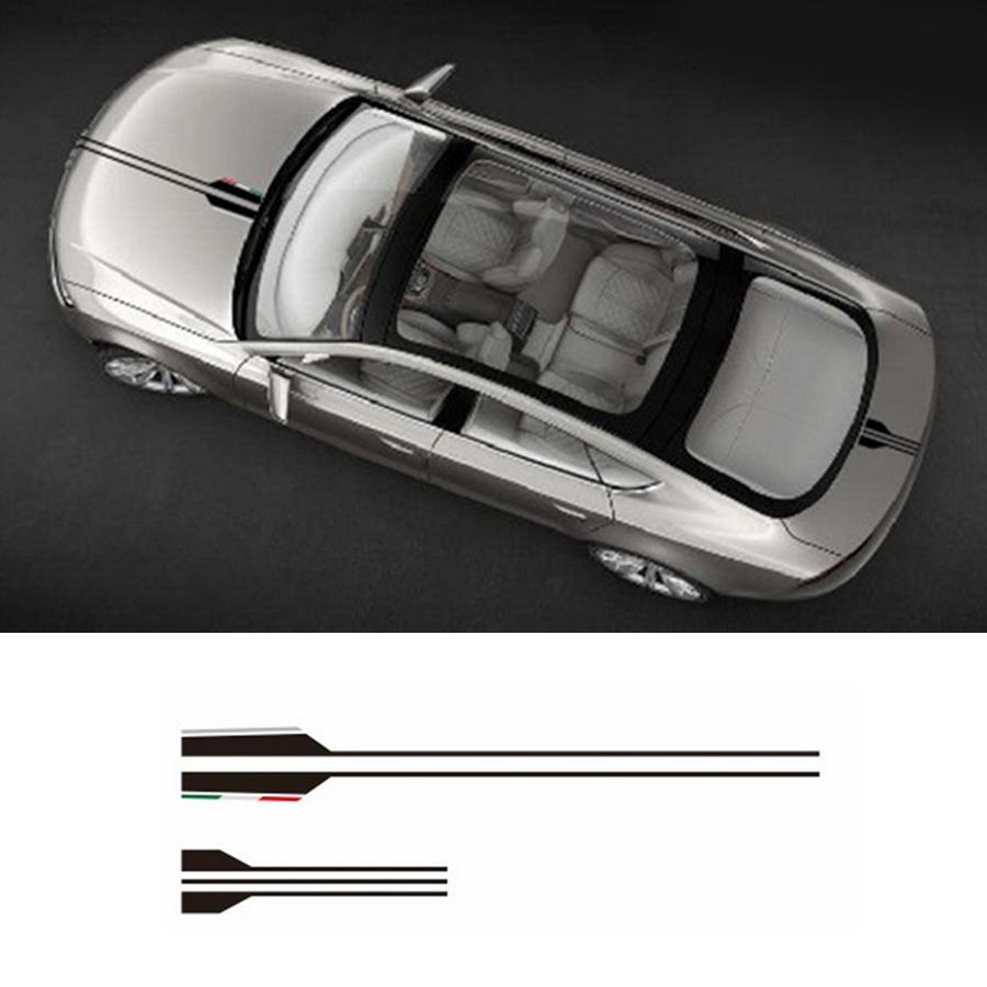 

Black Hood Racing Decal Vinyl Stripe Stickers Universal Car Body Decoration