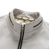Spring Middle-aged Business Casual Jacket Men's Solid Color Stand Up Collar Plus Size Jacket Men's Jacket