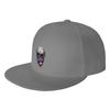 Fashion Puerto Rican Skull Flat Brim Sun Hat Adjustable Denim Hat Unisexs Panama Hat