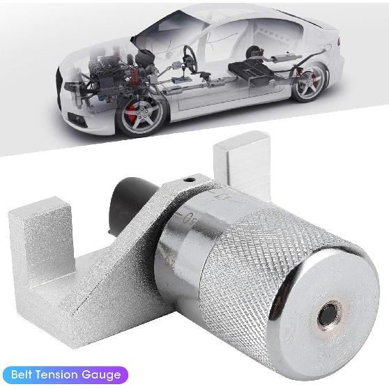 Belt Tension Gauge, Carbon Steel Timing Belt Tensioner Tool Smooth for Auto Motorcycle Hand Tools