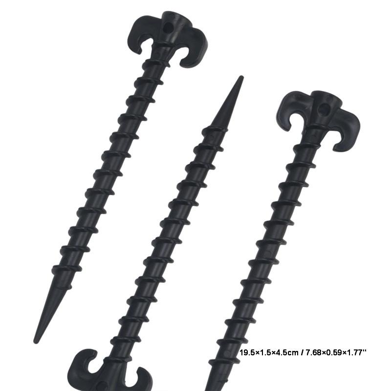 10Pcs Tent Pegs Canopy Stakes Durable Ground Anchor Nails With Strong Holding Power For Rain Tarps Camping Hiking Gardening