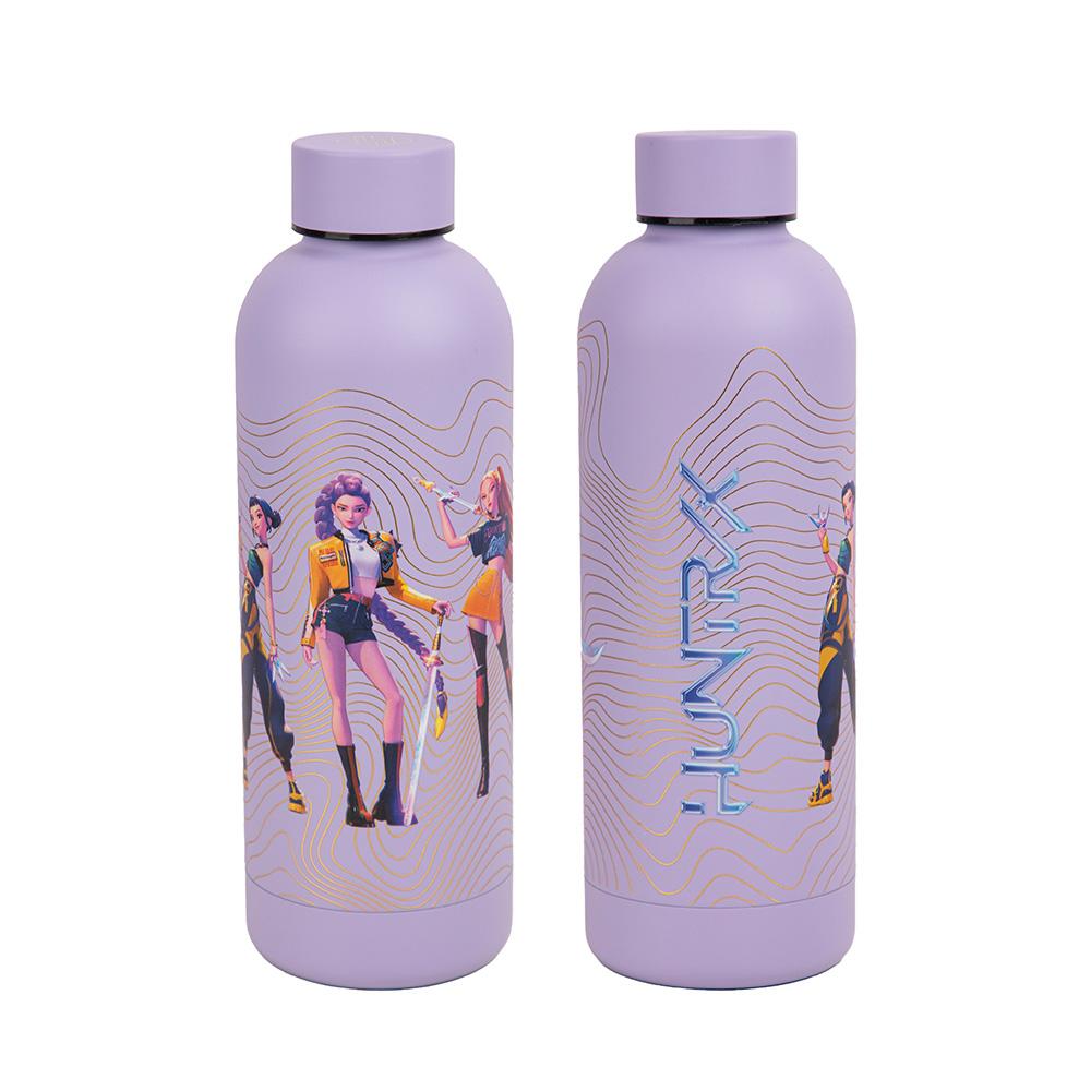 1PC Kpop Demon Hunters Officially Licensed Stainless Steel Water Bottles Large Capacity Thermos Leak Proof Drinkware Great Present