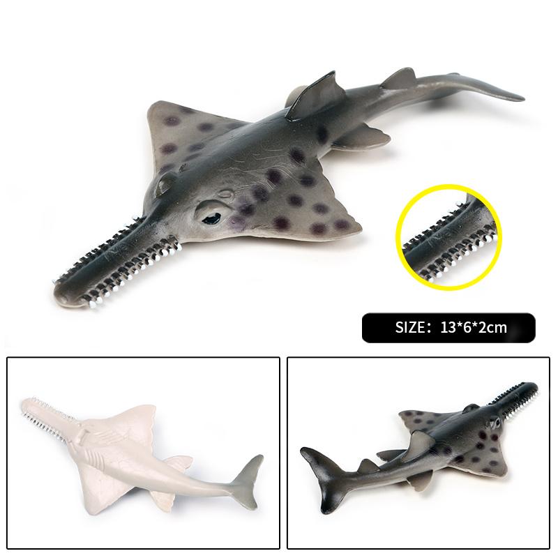 Oenux 10PCS Sea Life Animals Ray Devilray Mantaray Model Action Figures Figurines Ocean Marine Aquarium Education Kids Toy Gift