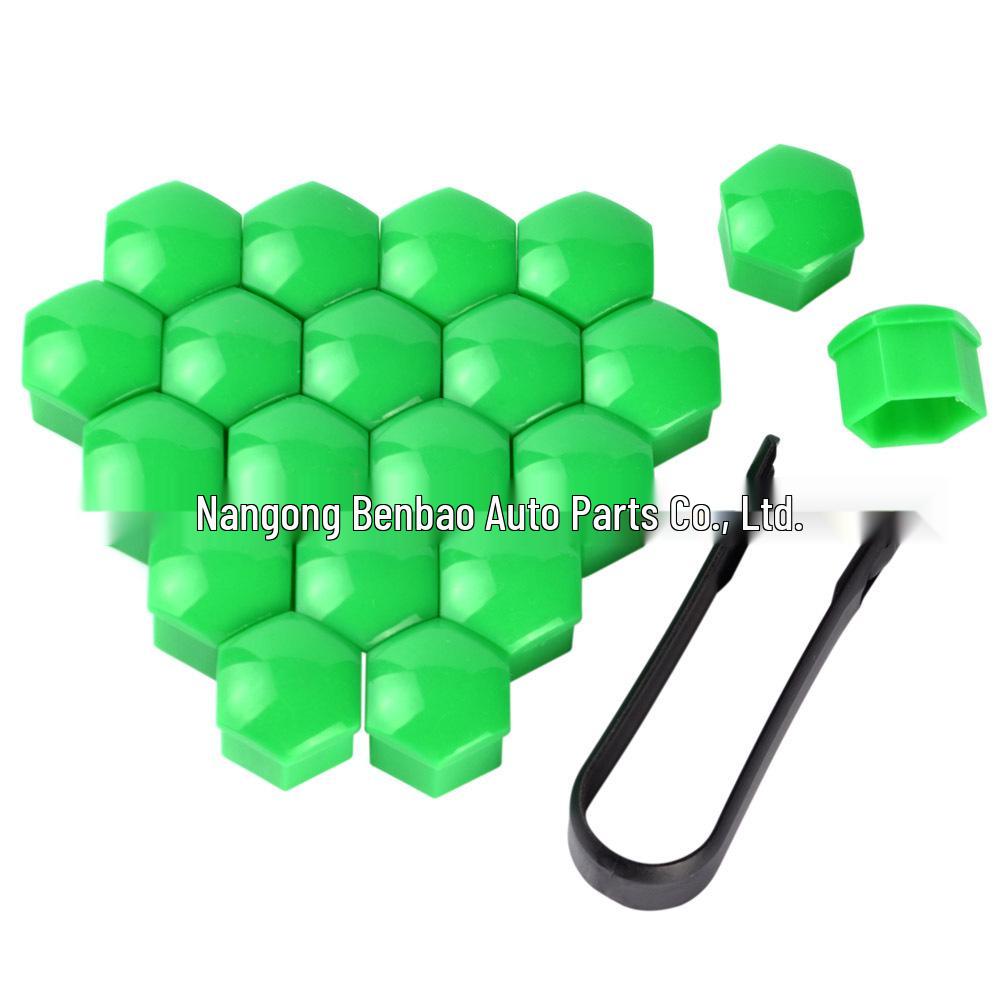 Universal Car Wheel Nut Protection Covers - 17mm, 19mm, 21mm