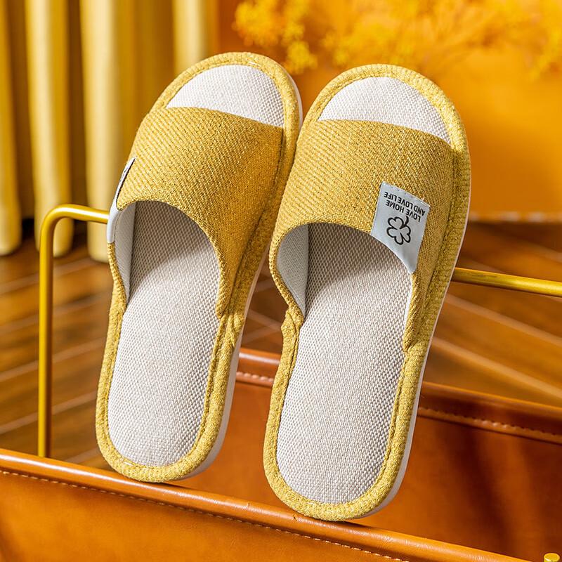 

Kenuo Cotton Linen Cloud Comfort Indoor Slippers