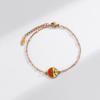 Women's Cross-border Creative Design Stainless Steel Soccer Beaded Bracelet European American-Style Minimalist Fashion Gift