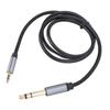 3.5mm to 6.35mm Stereo   Cable, 1Celsius8 Inch (3.5mm) to 1Celsius4 Inch (6.35mm) Stereo Cable 1M for Laptops Guitars Home Theater Devices