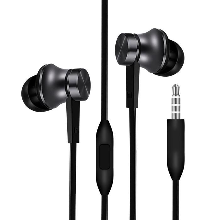 Ecouteurs Xiaomi Ecouteurs intra-auriculaire Xiaomi Mi Basic Noir