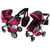 Leantoys Alice Deep Doll Pram 2-in-1 Pram