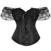Vintage Corset Bustier Top Sexy Corset Waist Trainer New Jacquard Underbust Corset  Women Gift