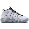 Nike Air More Uptempo White Chrome Women Sneakers Metallic-Silver Black DV7408-100