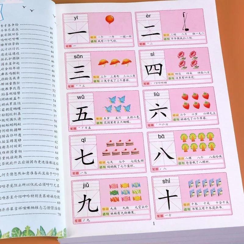 3000 Word Kindergarten Preschool Chinese Character Recognition Enlightenment
