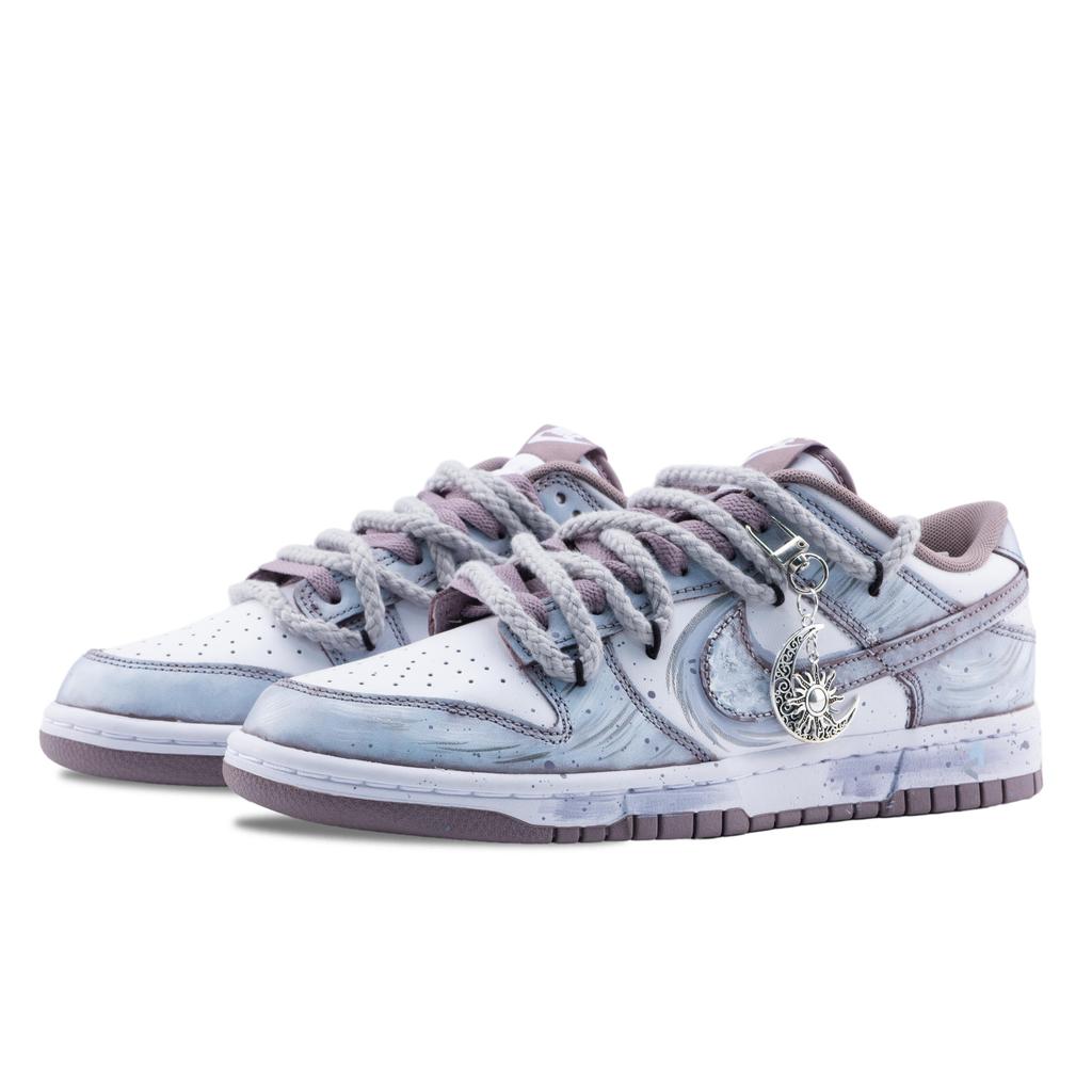 Nike Dunk The Clouds Are Deep And I Don't Know Where Slip Resistant Abrasion Resistant Low Top Skateboard Shoes Unisex DV0833-112(Team626-)