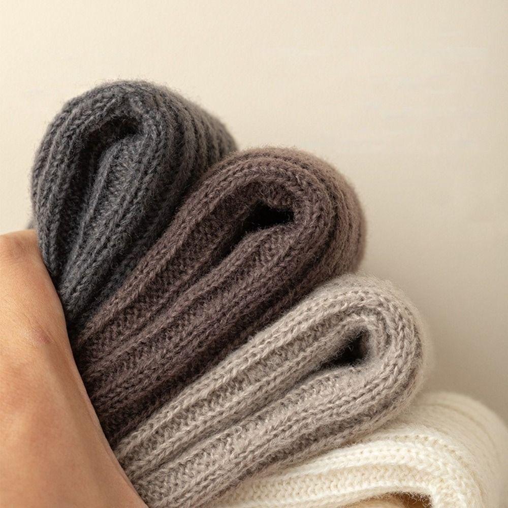 Cute Sweet Lolitas Knitted Socks Knitting Warm Foot Cover New Leg Warmers  Autumn Winter