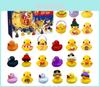 Funny 24 Days Christmas Countdown Calendar Blind Box Vinyl Duck Toy Set For Holiday Decor And Gift Ideas