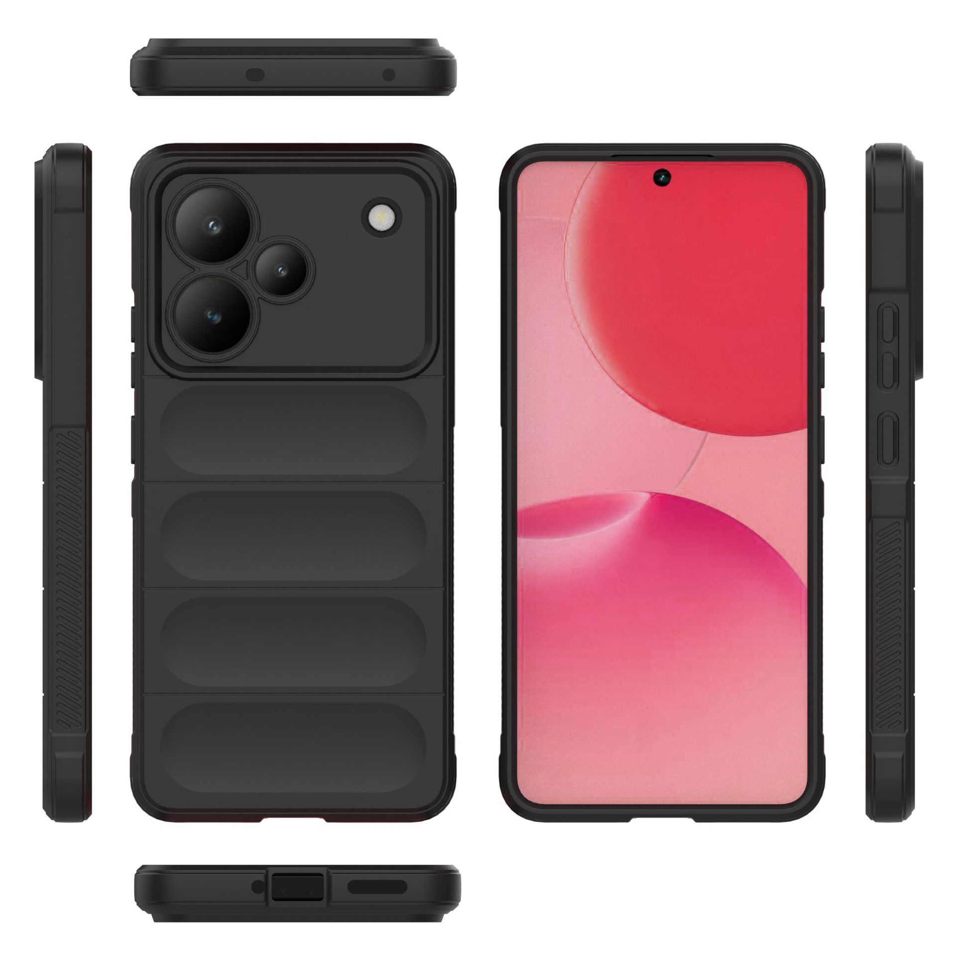 

Oppo Realme P4 Phone Case,Soft TPU Shockproof Phone Cover for Oppo Realme P4 чёрный
