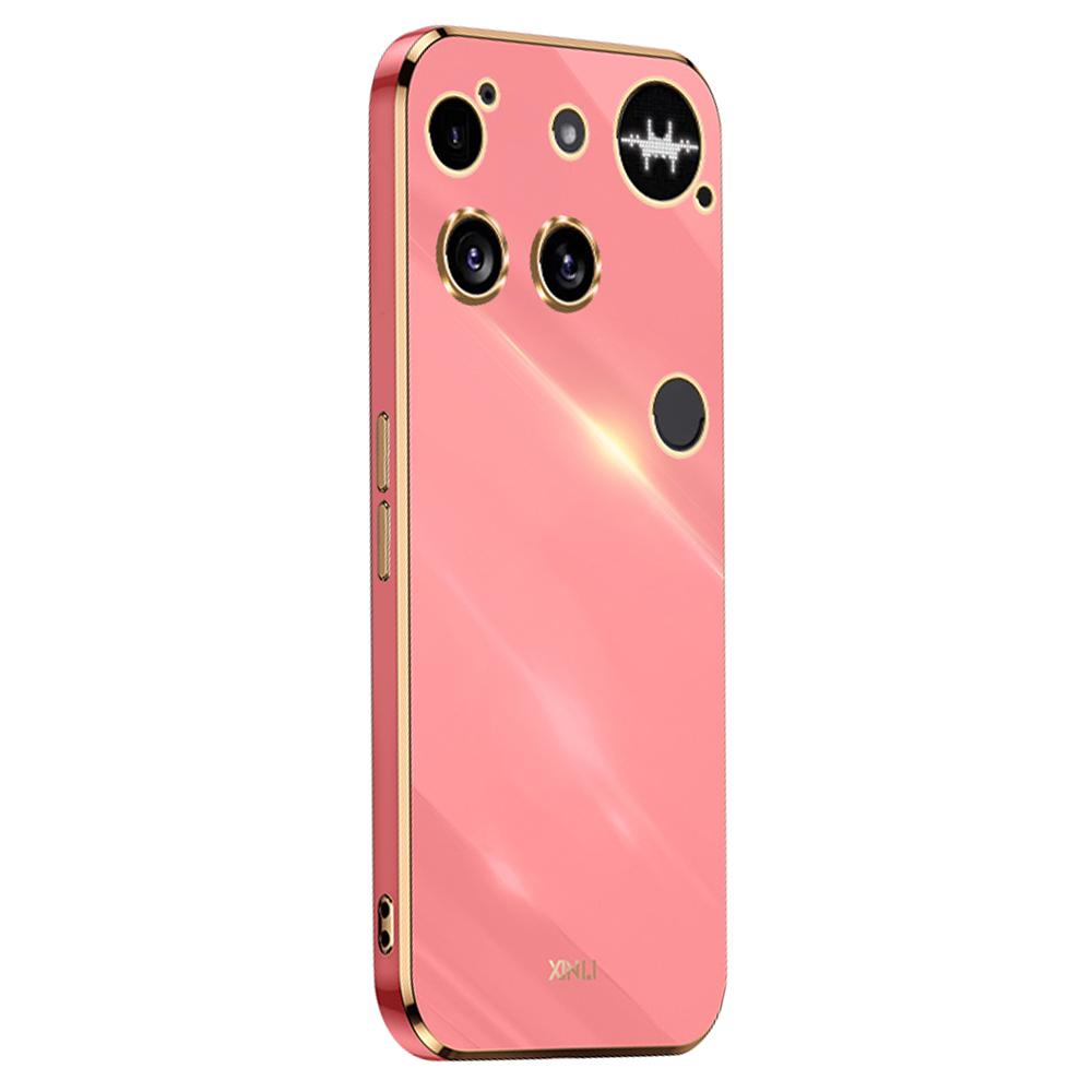 XINLI For Nothing Phone (3) 5G Case TPU Phone Cover with Electroplating Frame