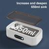 Ultrasonic Glasses Cleaner 650ML Ultrasonic Cleaner Machine Eyeglasses Cleaning Machine for Eyeglasses Rings Necklaces Dentures