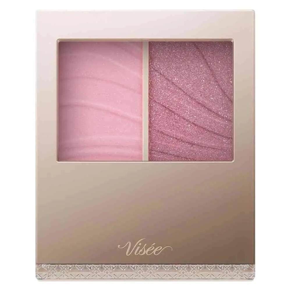 Kose Bisse Visse Layered Fully Cheek RO-3 Rose Mauve 5.8g Color Cosmetics Blush Eye Shadow Shadow Color Makeup