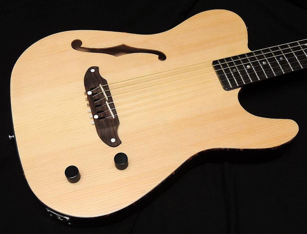 SCHECTER SNTL Nylon String Oriental Line Schecter Thin Body Electric Guitar F Hole Electric Acoustic Telecaster Shape Satin Natural Passive Minor