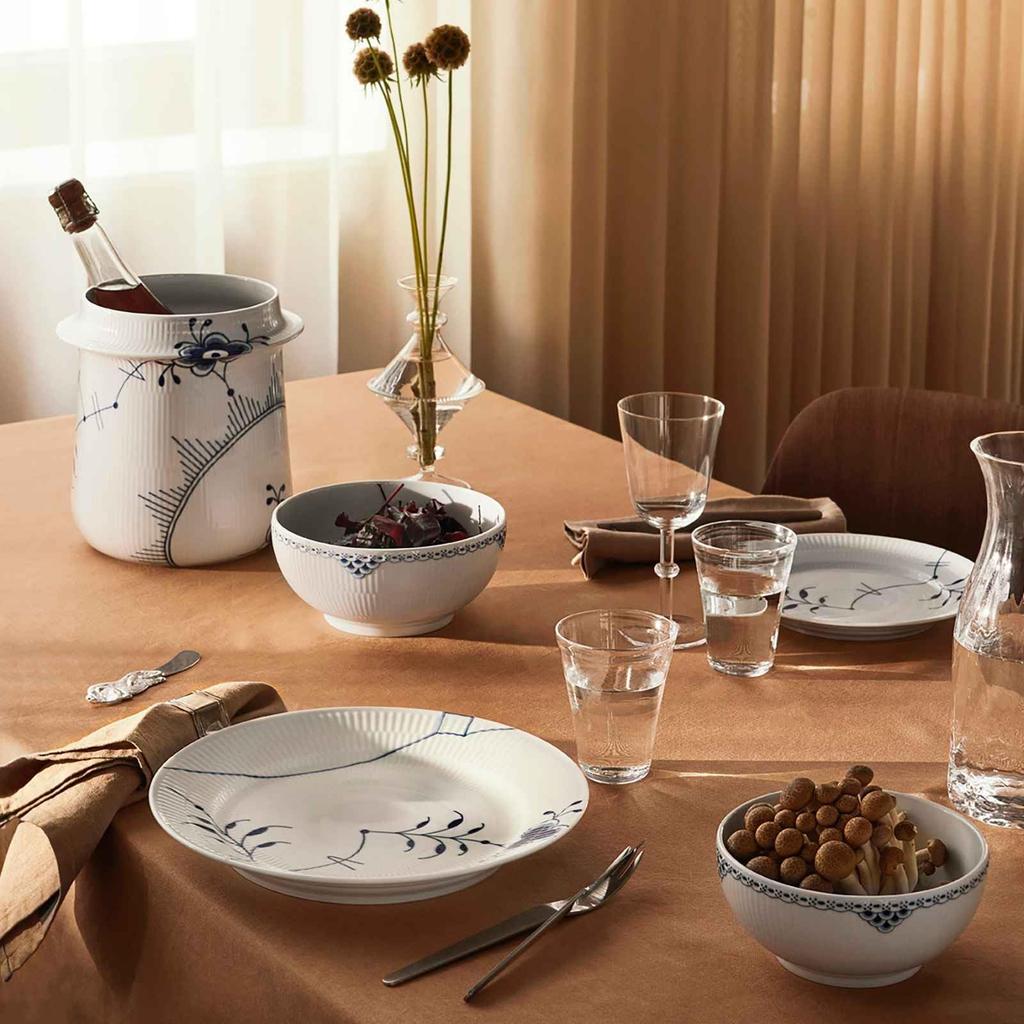 Imported Royal Copenhagen Blue Fluted Mega Plate Dish 27cm Present Wedding Gift 1073146 [Regular Product] (No.9)