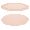 Nordic   Silicone Placemat Embossed Insulation Thickened Round Silicone Mat for Home Kitchen