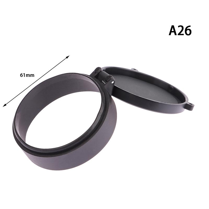 Zielfernrohr Jagd Zieloptik Objektivabdeckungen Teleskop-Flip-Up-Federkappe