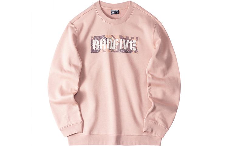 Li Ning Badfive Casual Crew Neck Fleece Lined Long Sleeved Sweatshirt Unisex Pink Couple s AWDRB91-2 XXXL