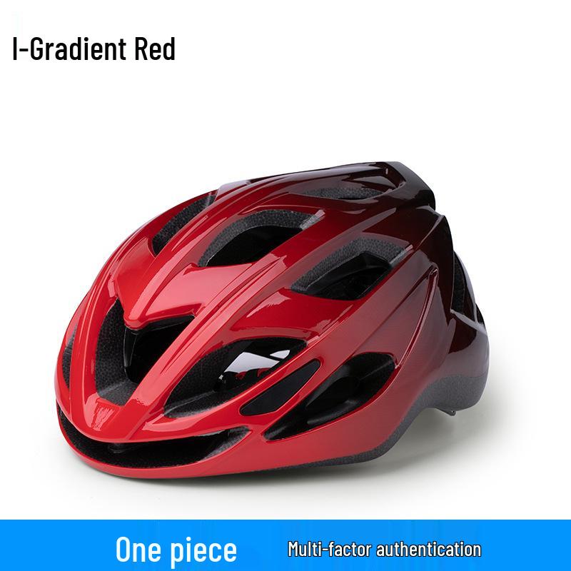 One-Piece Adjustable Adult Bicycle Helmet for Men & Women - Road Bike Anti-Collision Safety
