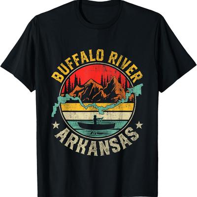 Buffalo River Arkansas National Park River Floating Kayak T-Shirt
