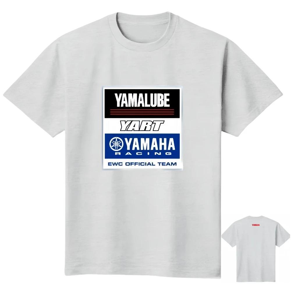 More New 2025Summer Yamaha Car Motorcycle Racing Locomotive Men's T-Shirt Printed Locomotive Loose Crew Neck K2Y Short Sleeve
