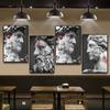 Plaster Sculpture Artwork David Art Statue Graffiti Canvas Painting Wall Art Painting Posters and Prints Living Room Home Decor