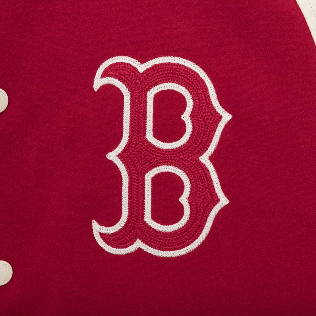 New Era Mlb Boston Red Sox Raglan Varsity Jacket Red 14742023