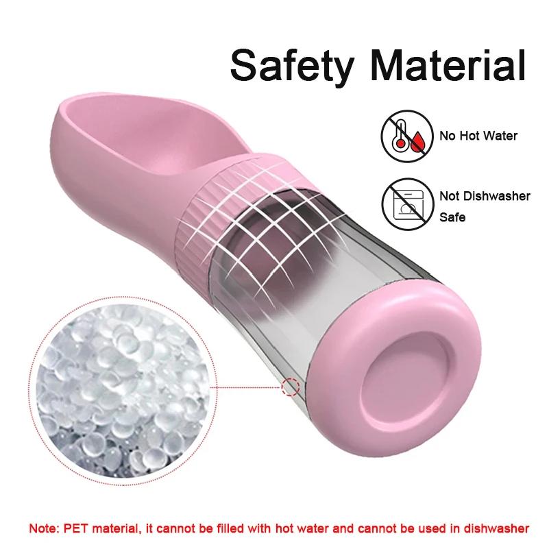 Portable Dog Water Bottle With Food Container Travel 2 In 1 Pet Water Dispenser For Small Large Dogs Cat Labrador Drinking Bowls