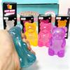 Cute Bear Maltose Squeeze Toy Dough Colorful Sensory Toy Creative New Item Desk Decoration Stress Relief Doll