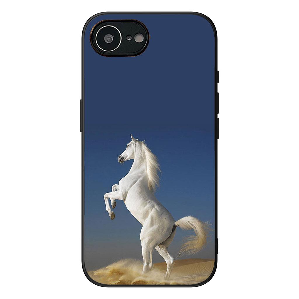 

Wild Horse Phone Cover Case for Apple iPhone 16 15 14 Plus 13 12 Mini 17 Pro Max + ProMax 16E Air 16+ Casing iPhone 13 Pro Max