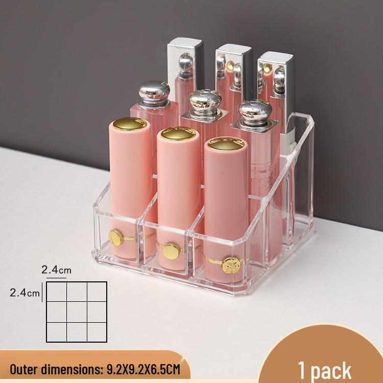 Transparent Dustproof Lipstick & Nail Polish Organizer