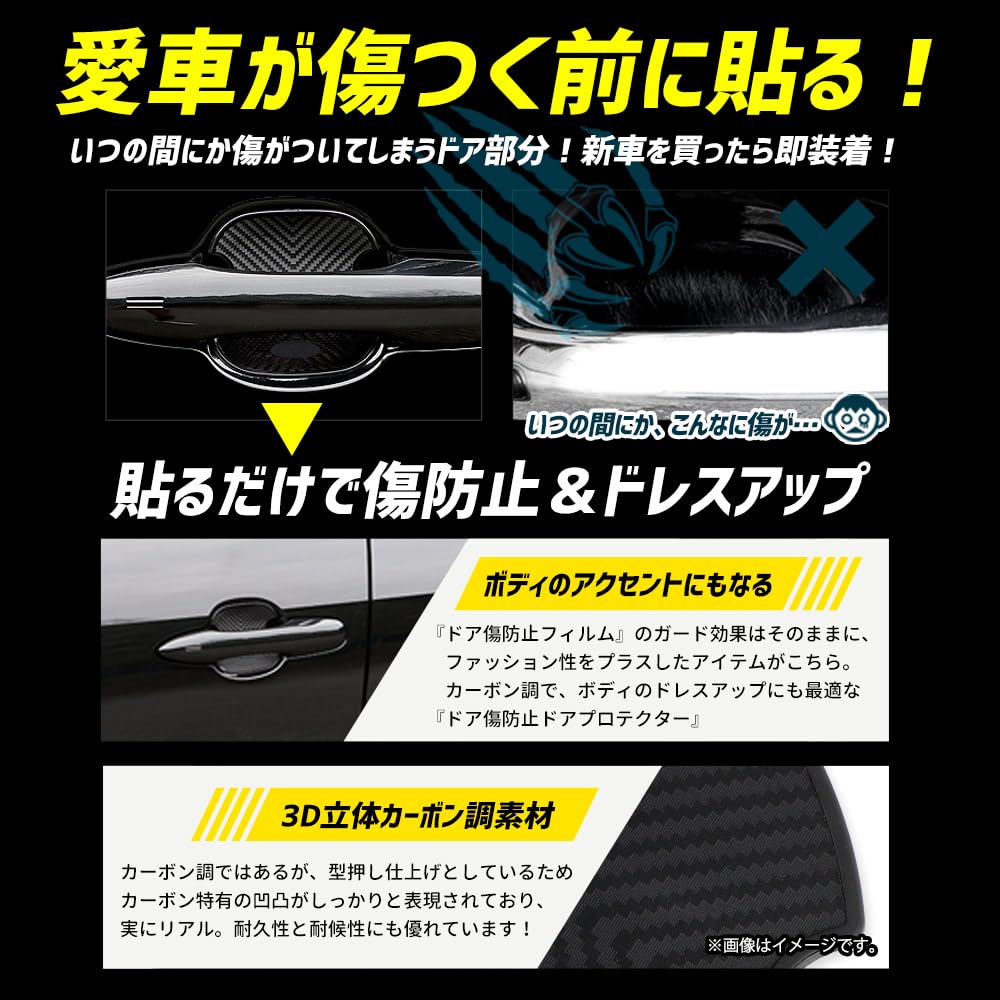 YOURS Yaris Cross Exclusive Door Scratch Prevention Door Protector Set
