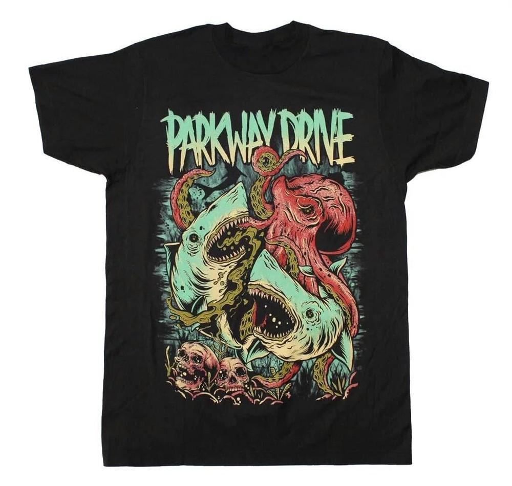 Parkway Drive Band Short Sleeve Cotton Black S-5XL Unisex Shirt Unisex T-Shirt S