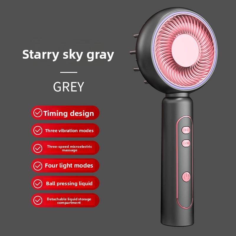 Scalp Massage Comb Electric Scalp Medicine Dispenser Fluid Guide Multifunctional Micro-current Brush Household Head Massager