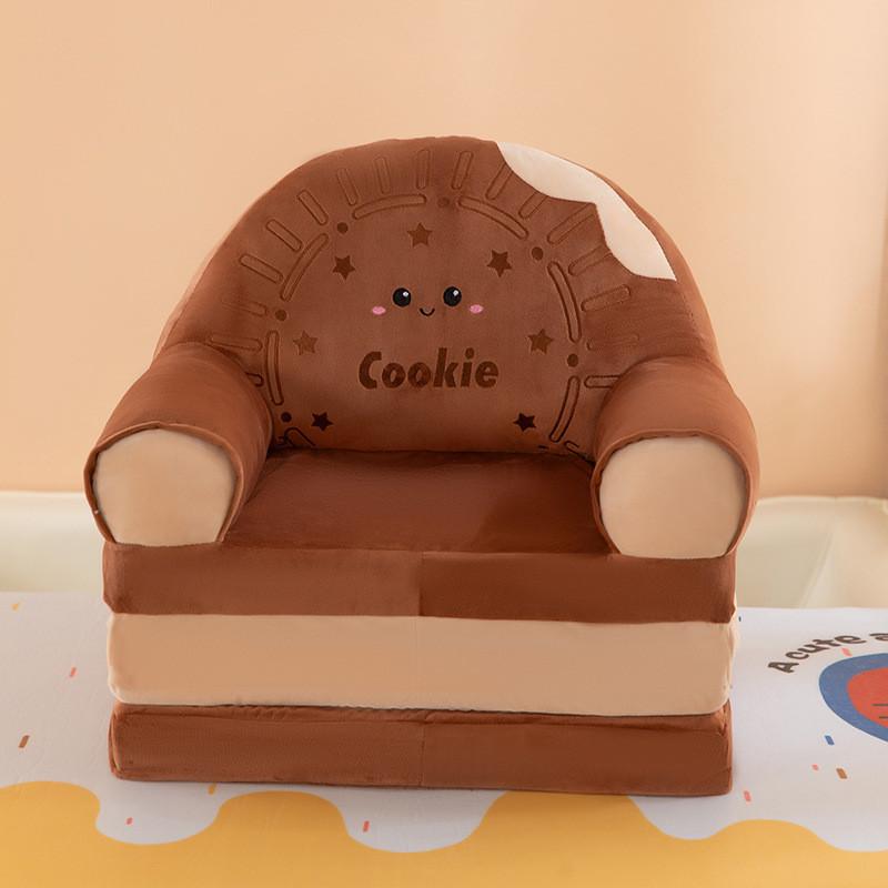 Divano letto pieghevole a cartoni animati per bambini con imbottitura morbida in peluche per la sala lettura dei più piccoli