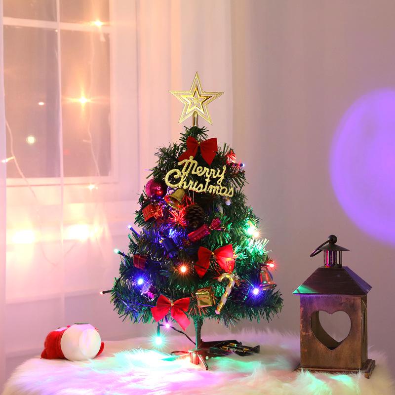 Christmas Tree Light Strings Ribbon Bows Glowing Decorative Lamp Ornament Xmas Home Party Decoration Gift