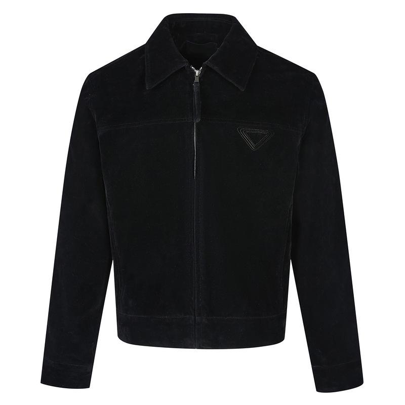 Men's Retro Suede Plush Jacket: Spring & Autumn Old Money Style