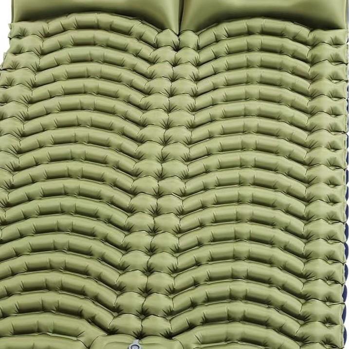 Double Inflatable Camping Sleeping Pad and Mattress