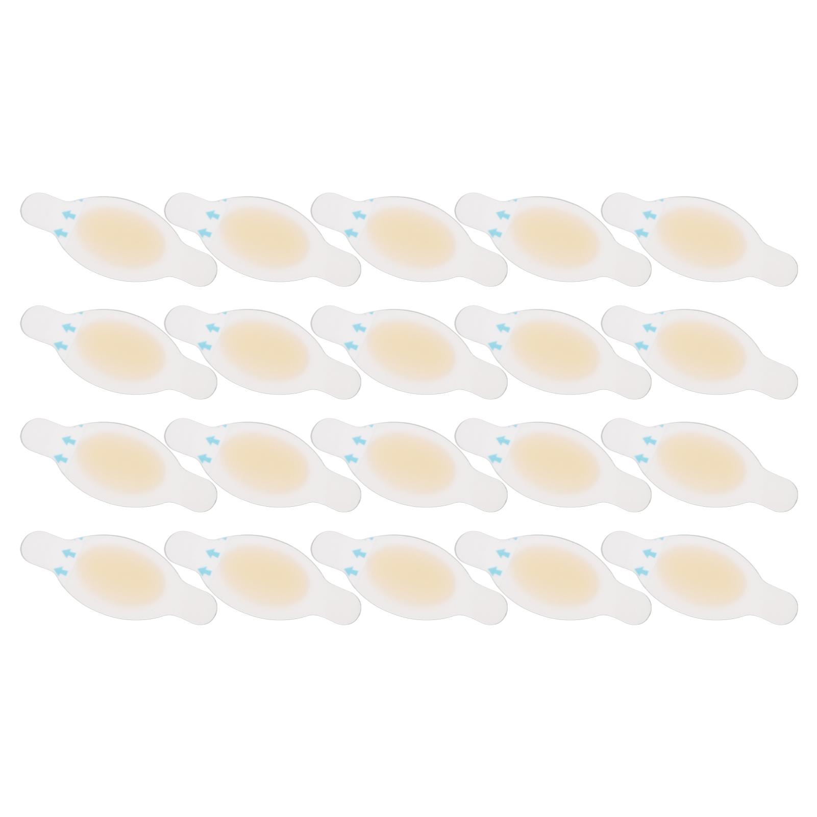 

20 пластырей Гелевый пластырь от мозолей на пятках 28x69мм Водонепроницаемый Защита от мозолей Амортизирующая Повязка Клейкий пластырь от мозолей