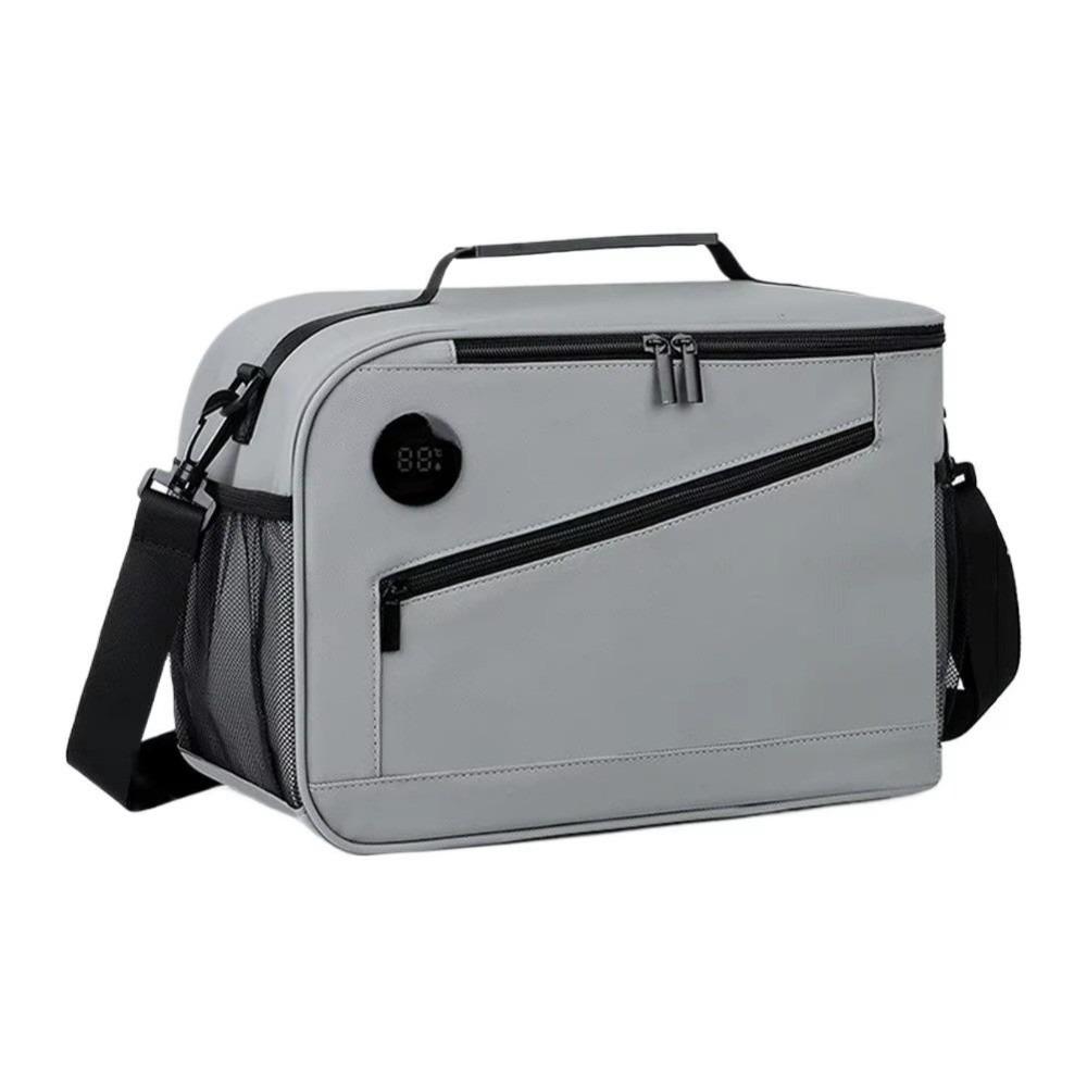 

with Temperature Display Cooler Bag Large Capacity Insulated Lunch Bag Travel