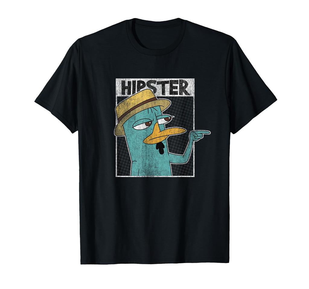Disney Phineas and Ferb Perry Hipster Platypus Vintage T-Shirt