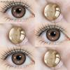EYESHARE 1 Pair New Style Contact Lenses Brown Colored Beauty Pupils Lens Grey Natural Korean Softlens
