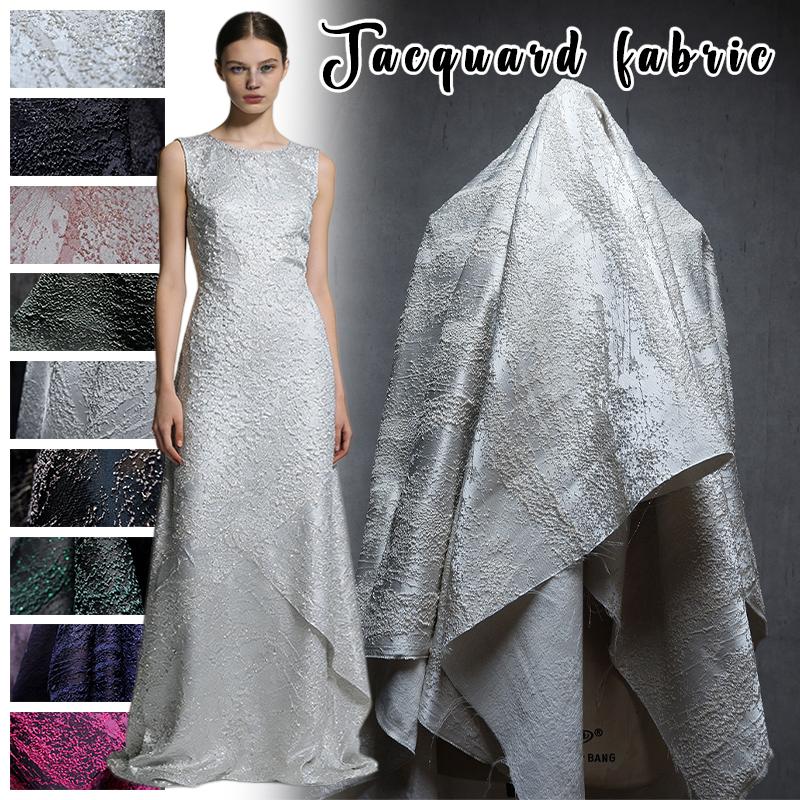 Abstract Irregular 3D Particle Pattern Jacquard Texture Fabric DIY Fashion Dress Coat Apparel Unique Texture Designer Fabric