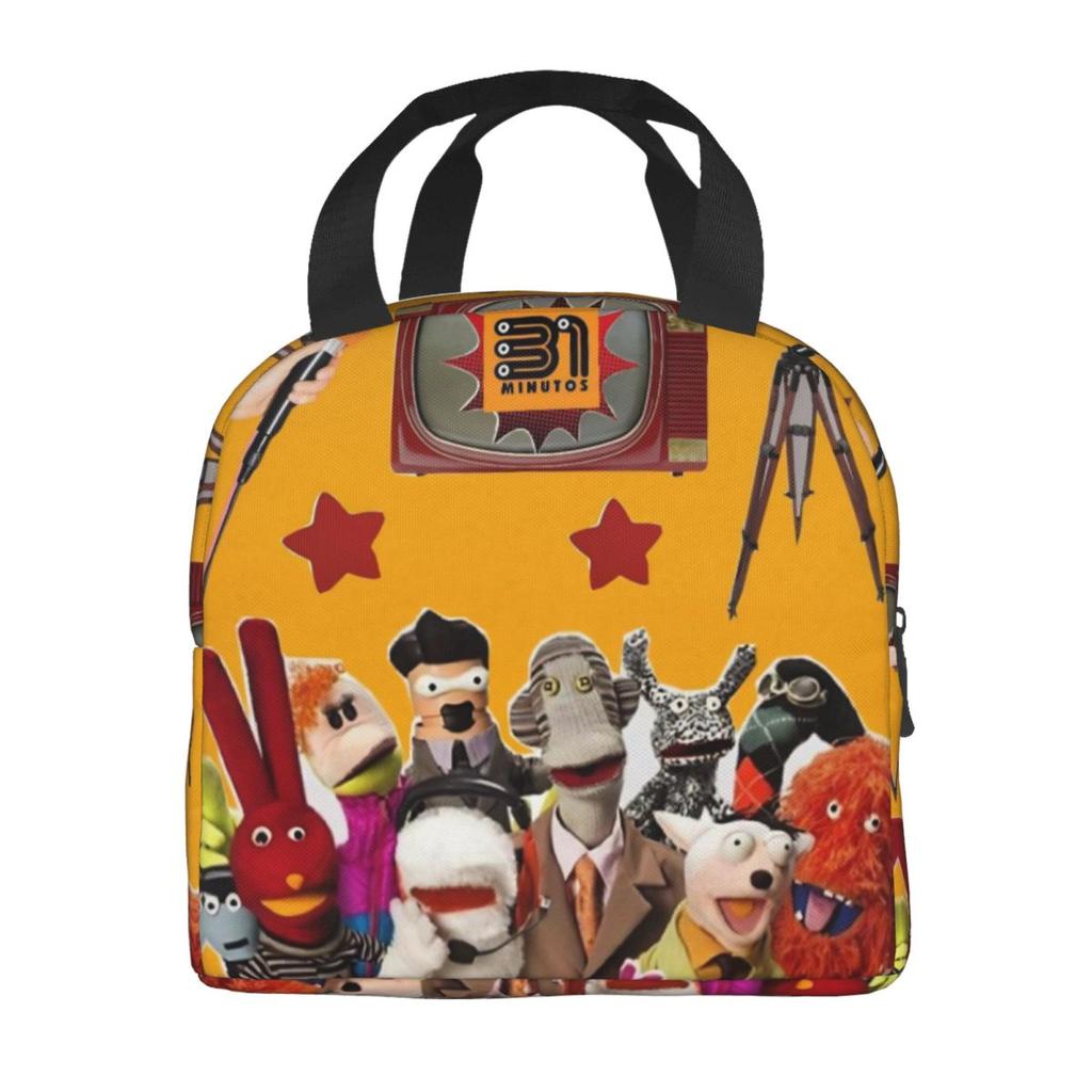 Insulated Lunch Bags 31 Minutos Comedy Merch Storage Food Box INS Trendy Cooler Thermal Lunch Box For Work